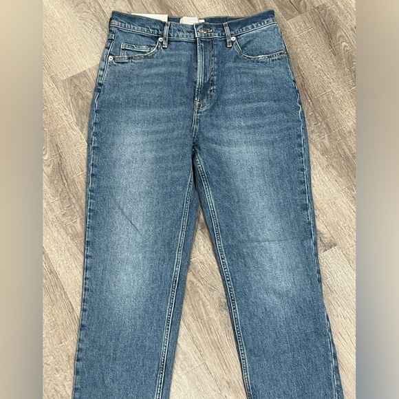 NWT Size 28 Everlane Straight Fit The Original Cheeky Jean High Rise Low Stretch - Picture 2 of 10